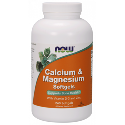 Wapń, Magnez, Witamina D3 (240 kaps.)