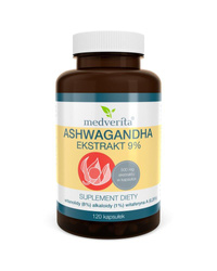 Medverita Ashwagandha 9% 120 kaps.