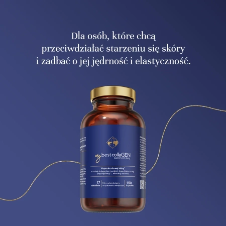 MyBestCollaGEN suplement na wsparcie kondycji skóry 150 kaps.