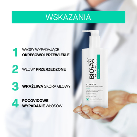 L'biotica Biovax Trychologic szampon wypadanie 200 ml