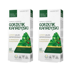 Zestaw 2x MEDICA HERBS Gorzknik Kanadyjski 520mg - 60 kaps.