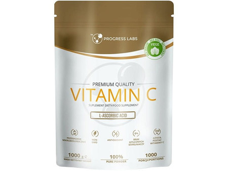 Progress Labs Witamina C W Proszku 100% Kwas L-Askorbinowy 1000G