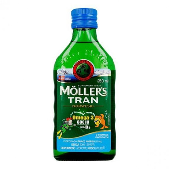 Mollers Tran Norweski o aromacie owocowym 250 ml