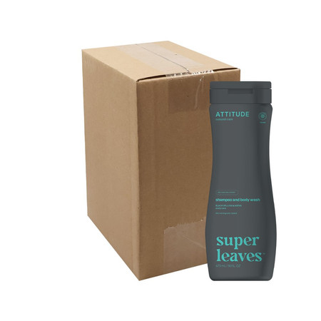 Attitude SUPER LEAVES™, SCALP CARE MEN, Szampon i płyn do mycia ciała, 473 ml
