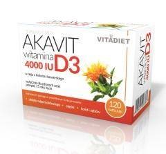 Vitadiet Akavit Witamina D3 4000 iu 120 kapsułek