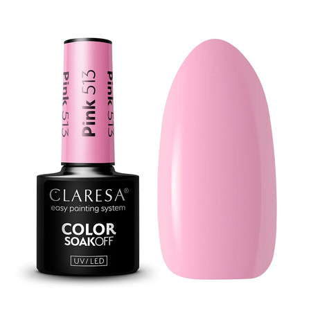 Soak Off UV/LED Pink lakier hybrydowy 513 5g