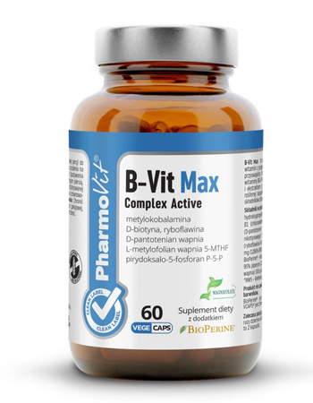 Pharmovit B-Vit max Complex 60 kaps.