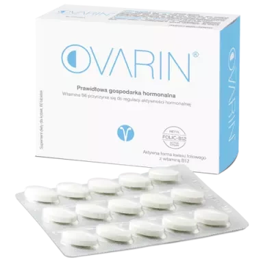 Ovarin na wsparcie prawidłowej gospodarki hormonalnej 60 tabl.