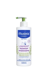Mustela Bebe Enfant Liniment, emulsja oczyszczająca do okolicy pieluszkowej z pompką, 400 ml