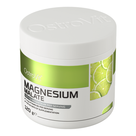 OstroVit Jabłczan Magnezu 120 g smak limonkowy