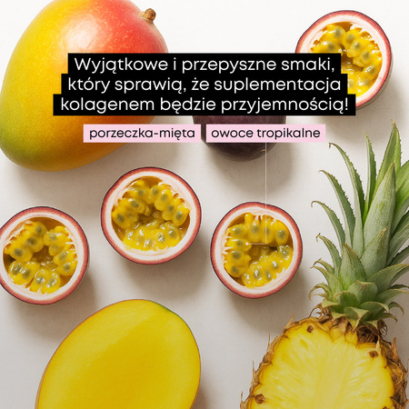 SUPERSONIC Collagen Beauty Drink Tropic 185g (25 porcji) smak owoce tropikalne 