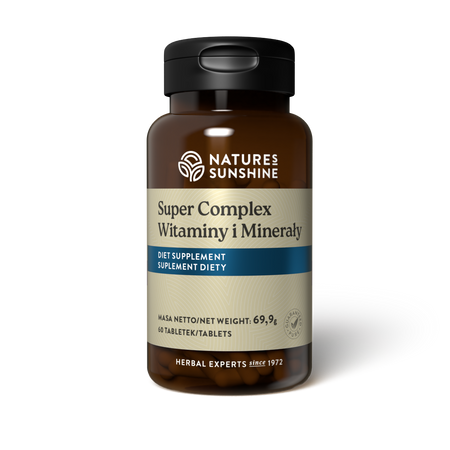 Nature's Sunshine Witaminy i Minerały - Super Complex 60 tabl.