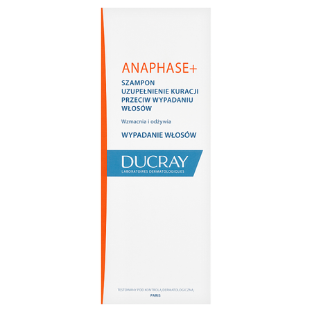 Ducray Anaphase+ Szampon uzupełnienie kuracji przeciw wypadaniu włosów 200 ml