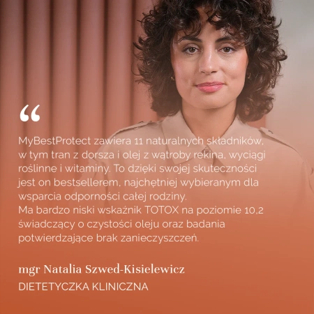 MyBestProtect suplement diety na odporność malinowy 250 ml