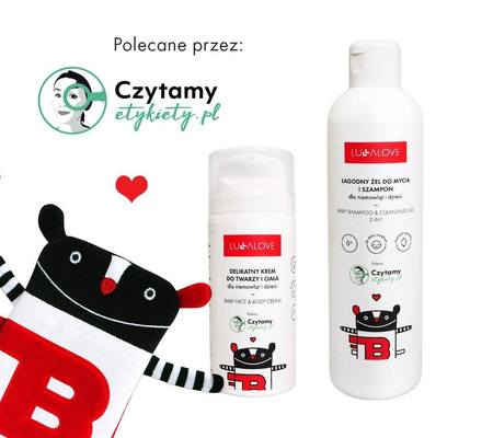 LullaLove, Łagodny żel do mycia i szampon dla niemowląt i dzieci, 250 ml