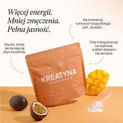 Natu.Care Kreatyna monohydrat +B6 mango-marakuja 372g
