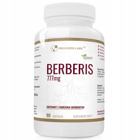 Progress Labs berberis Extract 5:1 777 Mg   90 kaps.