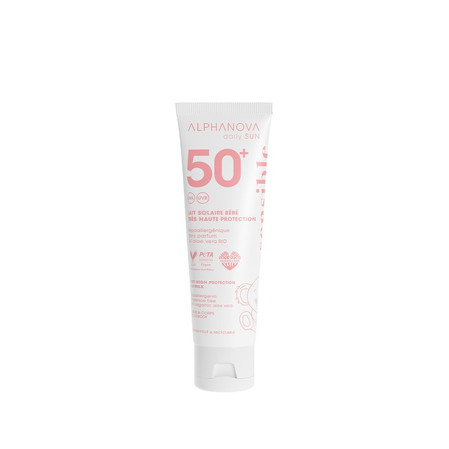 Alphanova Daily Sun, BEBE, mleczko do opalania SPF50+, wrażliwa skóra, 50 ml