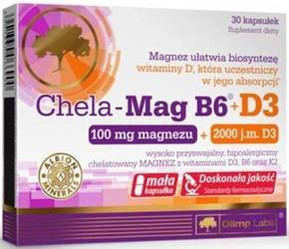 Olimp Labs  Chela - Mag  B6 + D3 - 30 kaps.