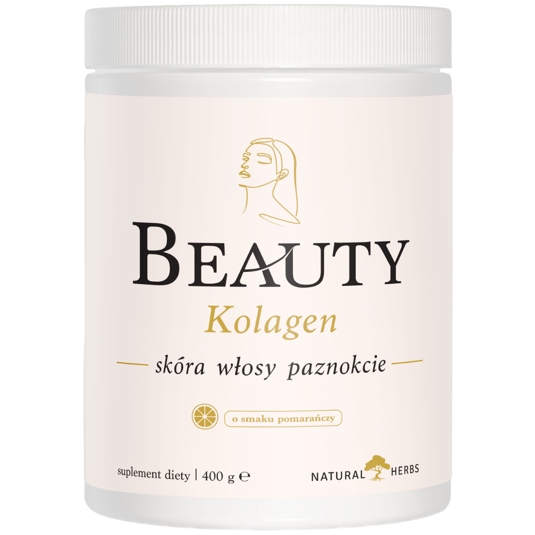 Коллаген Natural Herbs Kolagen Beauty, морской, 10000 мг, порошок, 400 г