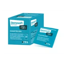 Demoxoft Plus Clean Chusteczki do oczu 20 szt.