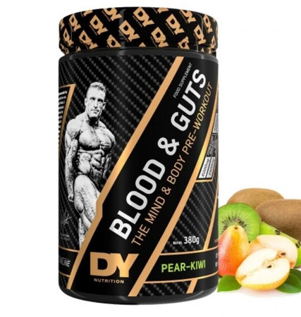 Dorian Yates Blood and Guts Pre-Workout przedtreningówka 380g smak gruszki i kiwi