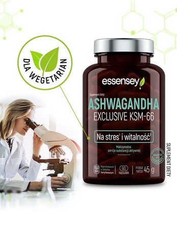 ESSENSEY ASHWAGANDHA EXCLUSIVE KSM-66 90 kap
