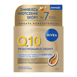 Q10 Przeciwzmarszczkowy Ekspert Kolagenu masełko do twarzy na dzień i noc 50ml