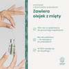 Georganics, Naturalna nić dentystyczna w szklanym opakowaniu Zero Waste, do codziennej pielęgnacji, smak zielonej mięty, 50 m