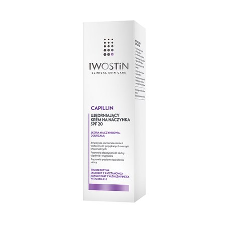 Iwostin Capillin Ujędrniający krem na naczynka SPF 20 40 ml