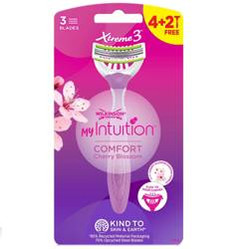 My Intuition Xtreme 3 Comfort Cherry Blossom jednorazowe maszynki do golenia dla kobiet 6szt
