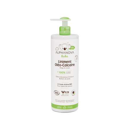 Alphanova Bebe Bio,  Delikatny Balsam Oliwny dla niemowląt, 400ml