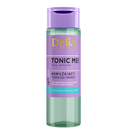 Delia Cosmetics Tonic Me! Tonik do twarzy nawilżający - cera wrażliwa,sucha,naczynkowa 200ml