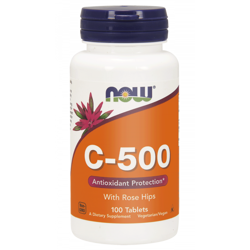 Witamina C z Dziką Różą 500 mg C-500 (100 tabl.)