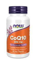 NOW FOODS Koenzym Q10 200 mg (60 kaps.)