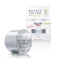 Eucerin Hyaluron-Filler Krem na dzien SPF 15 skóra sucha refill 50ml