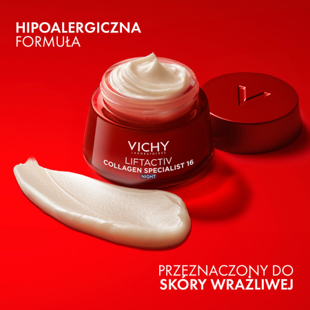 Vichy Liftactiv Collagen Specialist przeciwzmarszczkowy krem na noc 50 ml