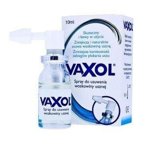 Vaxol do usuwania woskowiny usznej dla dzieci i dorosłych spray 10 ml