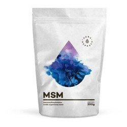 AuraHerbals - Organiczny Związek Siarki (MSM) w proszku - 200 g