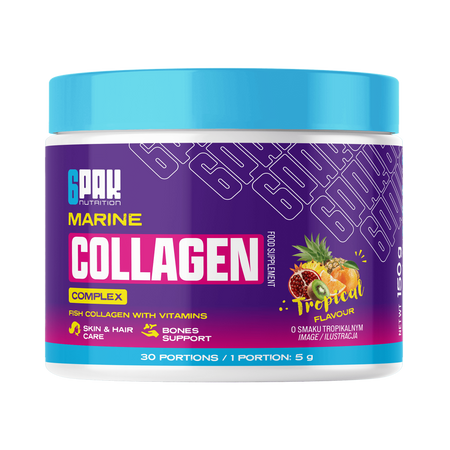 6PAK MARINE COLLAGEN COMPLEX 150g smak owoceq tropikalne
