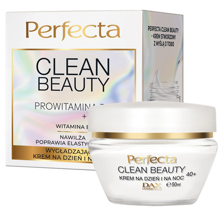 Perfecta Clean Beauty 40+ Wygładzający Krem na dzień i na noc 50ml