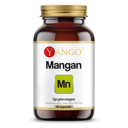 Yango Mangan Cytrynian Manganu 90 kaps.