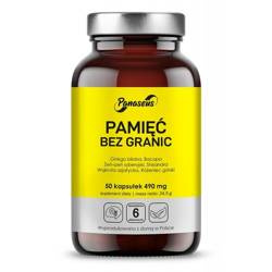 Panaseus Pamięć bez granic 490 mg 50 kap