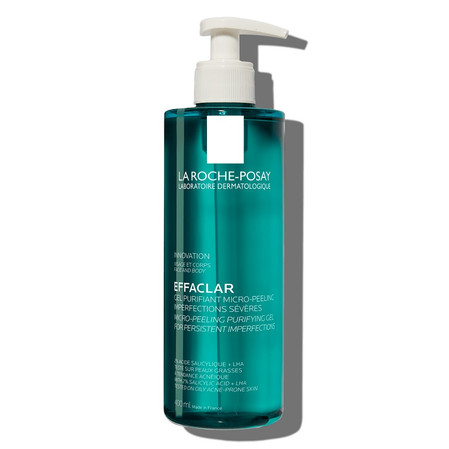 La Roche-Posay − Effaclar Micro-Peeling Purifying Gel, oczyszczający peeling żelowy do cery tłustej i problematycznej − 400 ml