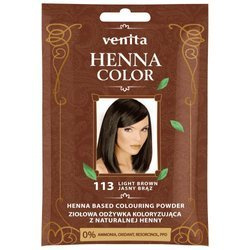 Henna Color ziołowa odżywka koloryzująca z naturalnej henny 113 Jasny Brąz 25g