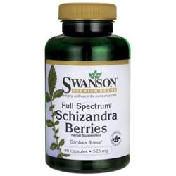 Swanson − Schizandra, cytryniec chiński 525 mg − 90 kaps.