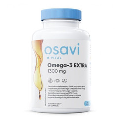 Osavi Omega-3 EXTRA Vital 1300mg 120 kaps. smak cytryna