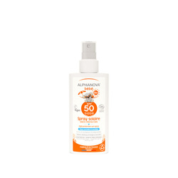 Alphanova Sun Bio, Bebe Przeciwsłoneczny Spray o wysokim filtrze SPF 50 SUN, 125ml