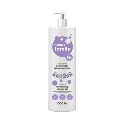 Naturalny nawilżający żel pod prysznic HAPPY FAMILY 1000 ml