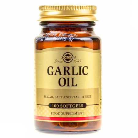Solgar Garlic Oil Perles 100 kaps.